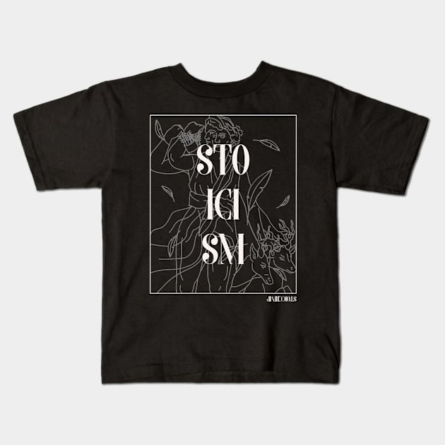 Stoicism Kids T-Shirt by StoicChimp